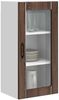 vidaXL Wandglas-Schrank PORTO 2 pcs Braun Eichen-Optik 40 x 31 x 80 cm 885350 Bild 3