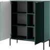 AX LIVING Modern Kommode Eternas K104 mit Lamellenfront 104 cm Grün Bild 5