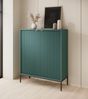 AX LIVING Modern Kommode Eternas K104 mit Lamellenfront 104 cm Grün Bild 2