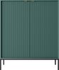 AX LIVING Modern Kommode Eternas K104 mit Lamellenfront 104 cm Grün Bild 4