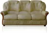 Vente-unique - Ledersofa 3-Sitzer - Büffelleder - Beige - DAPHNE Bild 2