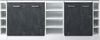Küchenschrank für Dachschrägen R-Line Schwarz Beton 210 cm 5er Set Vicco Bild 4