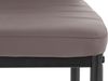 Polsterstuhl >Reidar< (4er-Set) in Braun, PU/Metall - 42x98x53cm (BxHxT) Bild 4