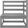 vidaXL 6-tlg. Garten-Lounge-Set Grau Massivholz Kiefer 3075401 Bild 5