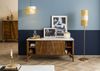 Sideboard Mango 140x45x65 braun geölt / echter Marmor LOS ANGELES #08 Bild 4