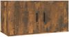 vidaXL 4-tlg. TV-Schrank-Set Räuchereiche Holzwerkstoff 3188611 Bild 4