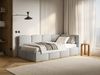 Selsey 'Cloudy' Jugendbett 120 cm, Bettkasten, Bouclé, Kopfteil rechts, Hellgrau Bild 3