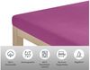 OTTO home Spannbettlaken Physalis Topper COMFORT, Jersey, Gummizug: rundum, (1 Stück), bis 10 cm Höhe, Bettlaken, Laken, in Comfort & Premium Qualität Bild 3