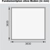 Gartenhaus Northeim 5 - 369x369 cm, 38 mm Holz naturbelassen, Karibu Bild 4