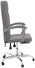 vidaXL Bürostuhl mit Liegefunktion Taupe Stoff [349635] Bild 4