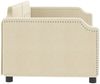 vidaXL Tagesbett Creme 90x200 cm Stoff 354209 Bild 4