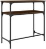 vidaXL Konsolentisch Braun Eichen-Optik 75x35,5x75 cm Holzwerkstoff 834054 Bild 2