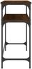 vidaXL Konsolentisch Braun Eichen-Optik 75x35,5x75 cm Holzwerkstoff 834054 Bild 3