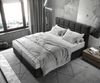 Boxspringbett Dream-Fine 160x200 cm Mikrofaser Anthrazit Vintage mit Matratze und Topper Bild 4