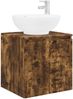 vidaXL Badezimmerschrank-Set 5 pcs Geräucherte Eiche Holzwerkstoff 3406475 Bild 4