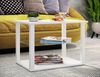 VCM Beistelltisch & Couchtisch Wanilo 919456 Weiß H. 45 x B. 65 x T. 45 cm Bild 3
