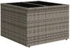 vidaXL 7-teiliges Gartensofa-Set mit Kissen, grau, Polyrattan 3221120 Bild 4