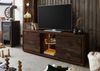 TV-Board Akazie 175x40x63 dunkelbraun lackiert BARK #211 Bild 3