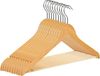 RSR Hangers Kleiderbügel Natur 38 cm Holzbügel Holz 360° Haken, (20-tlg) Bild 4