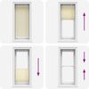 vidaXL Plissee Creme 65x150 cm Stoffbreite 64,4 cm Polyester 4015289 Bild 5