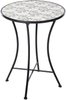 Outdoor Bistrotisch COLLIO 60 cm 60 cm Metall Schwarz Bild 5