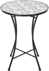 Outdoor Bistrotisch COLLIO 60 cm 60 cm Metall Schwarz Bild 4