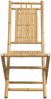 vidaXL Gartenstühle 6 Stk. Klappbar 46x66x99 cm Bambus 3278512 Bild 5