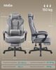 SONGMICS Gaming-Stuhl, Bürostuhl, Computerstuhl, ergonomisches Design, mit Fußstütze Bild 5