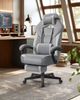 SONGMICS Gaming-Stuhl, Bürostuhl, Computerstuhl, ergonomisches Design, mit Fußstütze Bild 2