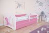 Kocot Kids 'Fee mit Flügeln' Einzelbett pink/weiß 80x160 cm inkl. Rausfallschutz, Matratze, Schublade und Lattenrost Bild 5