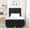 vidaXL Boxspringbett mit Kopfteil Schwarz 120 x 190 cm Stoff 3339681 Bild 3