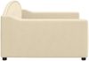 vidaXL Tagesbett Creme 100x200 cm Stoff 354192 Bild 4