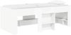 vidaXL Hochbett für Kinder Weiß 90 x 200 cm Holzwerkstoff 3422555 Bild 2