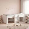 vidaXL Hochbett für Kinder Weiß 90 x 200 cm Holzwerkstoff 3422555 Bild 3