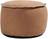 RETROit Dunes Sitzsack Sparset Sessel mit Hocker aus Naturleder Camel Bild 3