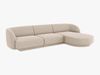 Micadoni Ecksofa Miley 4-Sitzer Rechts Chenille Haga Beige Bild 2