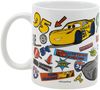 Disney Cars Tasse 325ml Stickers Design – Kinder Keramikbecher im Geschenkset Bild 1