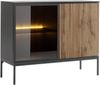 Kommode Sento K104 (Farbe: Schwarz Graphit / Wotan) Bild 3