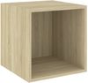vidaXL Wandschrank Sonoma-Eiche 37x37x37 cm Holzwerkstoff 805453 Bild 2