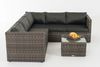 CLP Ecksofa-Garnitur Liberi 5mm Ecksofa-Garnitur Polyrattan,grau-meliert anthrazit Bild 4