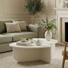 Couchtisch Tondesdaslo mit doppelter Tischplatte 90x90x35 cm Weiß [en. casa] Bild 3