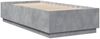 vidaXL Bettgestell Betongrau 90x200 cm Holzwerkstoff 3209726 Bild 3