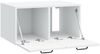 vidaXL Wandmontierter TV-Schrank Weiß 59,5 x 41 x 30 cm Holzwerkstoff 899355 Bild 3
