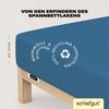 Adam Matheis Spannbettlaken EASY Jersey BL 160x200 cm blau Spannbetttuch Bettlaken Spannlaken Bild 3