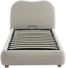 Vente-unique - VANARI Bett Stoff Beige - B 214 cm x H 95 cm x L 111 cm Bild 5