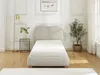 Vente-unique - VANARI Bett Stoff Beige - B 214 cm x H 95 cm x L 111 cm Bild 3
