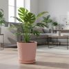Relaxdays Blumentopf mit Untersetzer 2er Set Bild 2