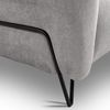 Beautysofa Sofa mit Metallbeine in schwarzer VOLARE, 2-Sitzer, viele Farbvarianten, ohne Schlaffunktion Bild 3