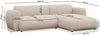 Selsey 'Emia' Ecksofa mit pflegeleichtem Chenillebezug und Schlaffunktion, Creme, links Bild 5