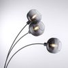 JUST LIGHT 15422-18 ZEA Stehleuchte 3-flammig schwarz rauchglas Bild 5